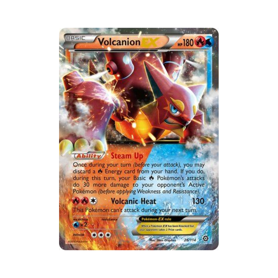 포켓몬 TCG 볼케니온 EX RHE 스팀 시즈 (영문판)(Pokemon TCG Volcanion EX RHE Steam Siege (English Ver.)) - 1