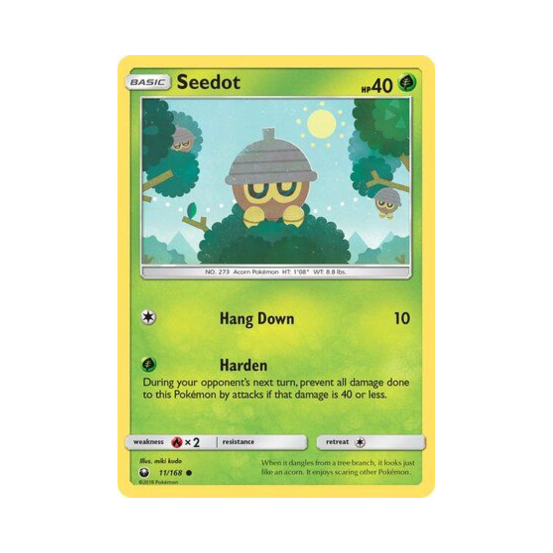 포켓몬 TCG 도토링 C 셀레스티얼 스톰 (영문판)(Pokemon TCG Seedot C Celestial Storm (English Ver.)) - 1