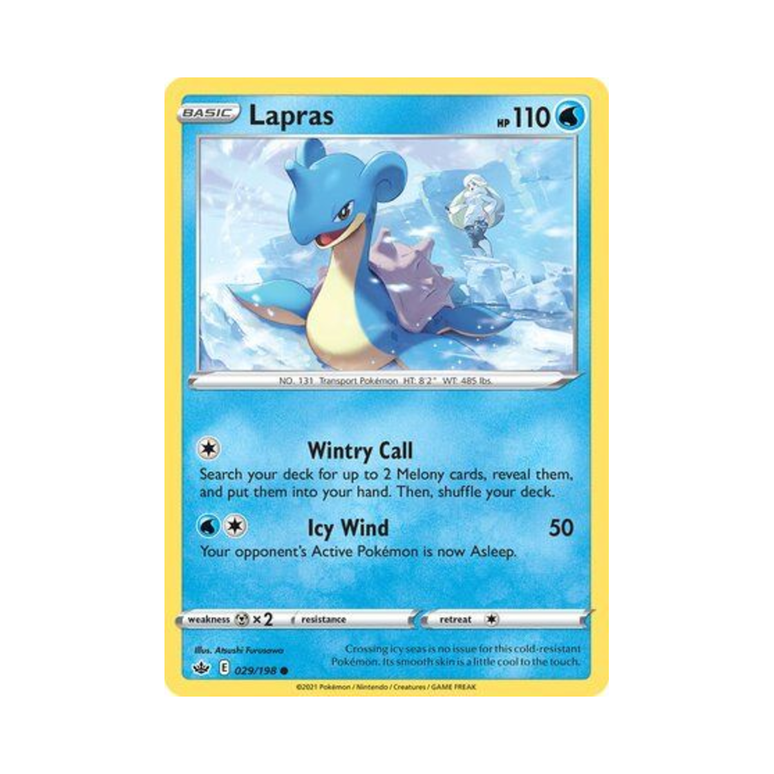 포켓몬 TCG 라프라스 C 칠링 레인 (영문판)(Pokemon TCG Lapras C Chilling Reign (English Ver.)) - 1