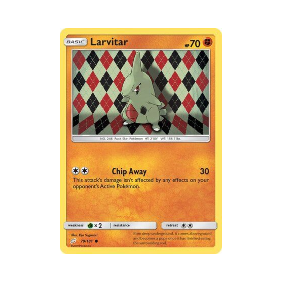 포켓몬 TCG 애버라스 C 팀업 (영문판)(Pokemon TCG Larvitar C Team Up (English Ver.)) - 1