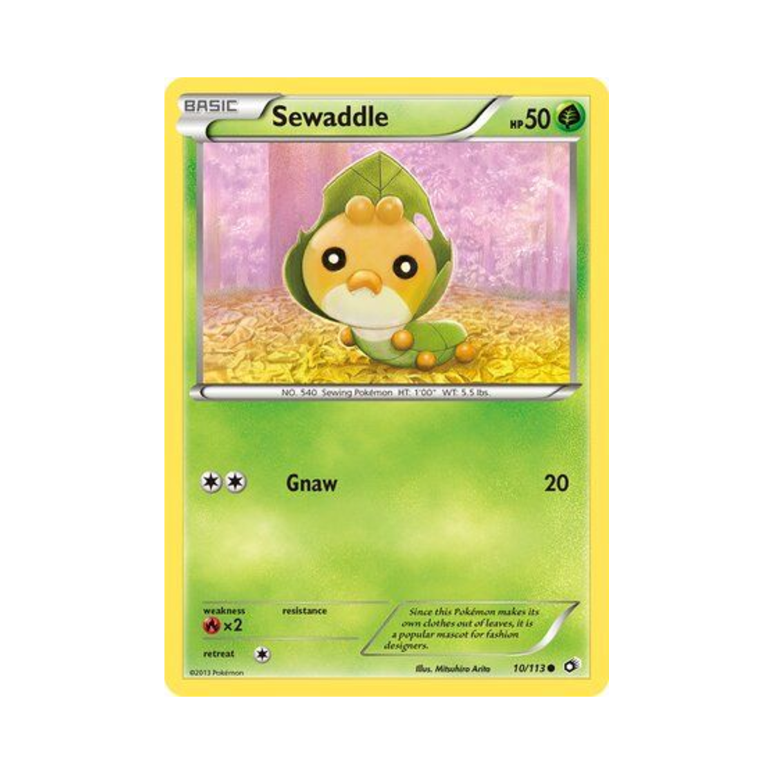 포켓몬 TCG 두르보 C 레전더리 트레져스 (영문판)(Pokemon TCG Sewaddle C Legendary Treasures (English Ver.)) - 1