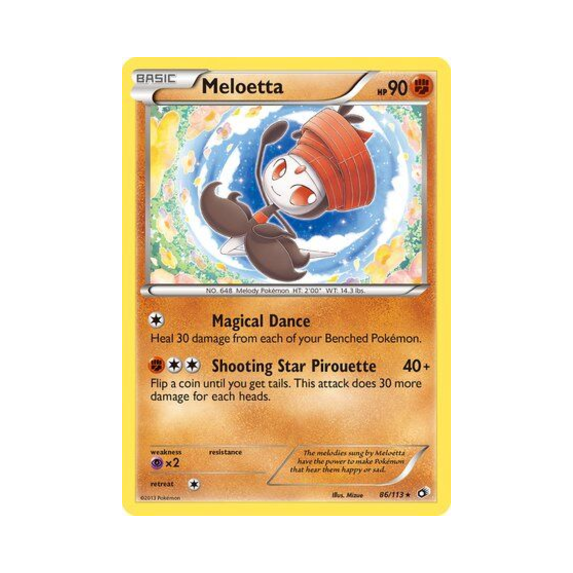 포켓몬 TCG 메로엣타 R 레전더리 트레져스 (영문판)(Pokemon TCG Meloetta R Legendary Treasures (English Ver.)) - 1