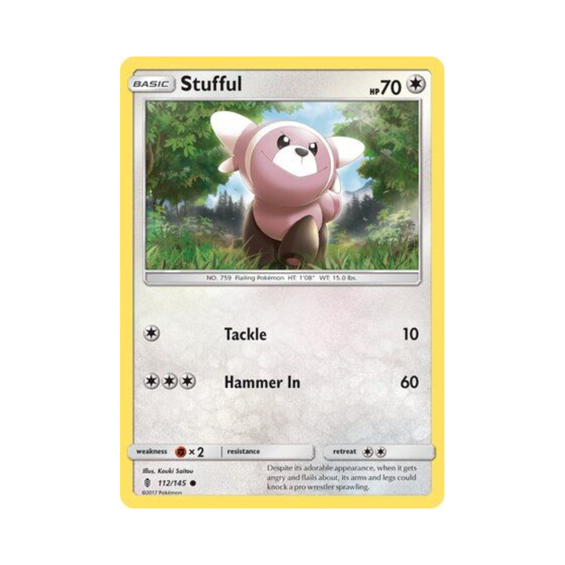 포켓몬 TCG 포곰곰 C 가디언스 라이징 (영문판)(Pokemon TCG Stufful C Guardians Rising (English Ver.))