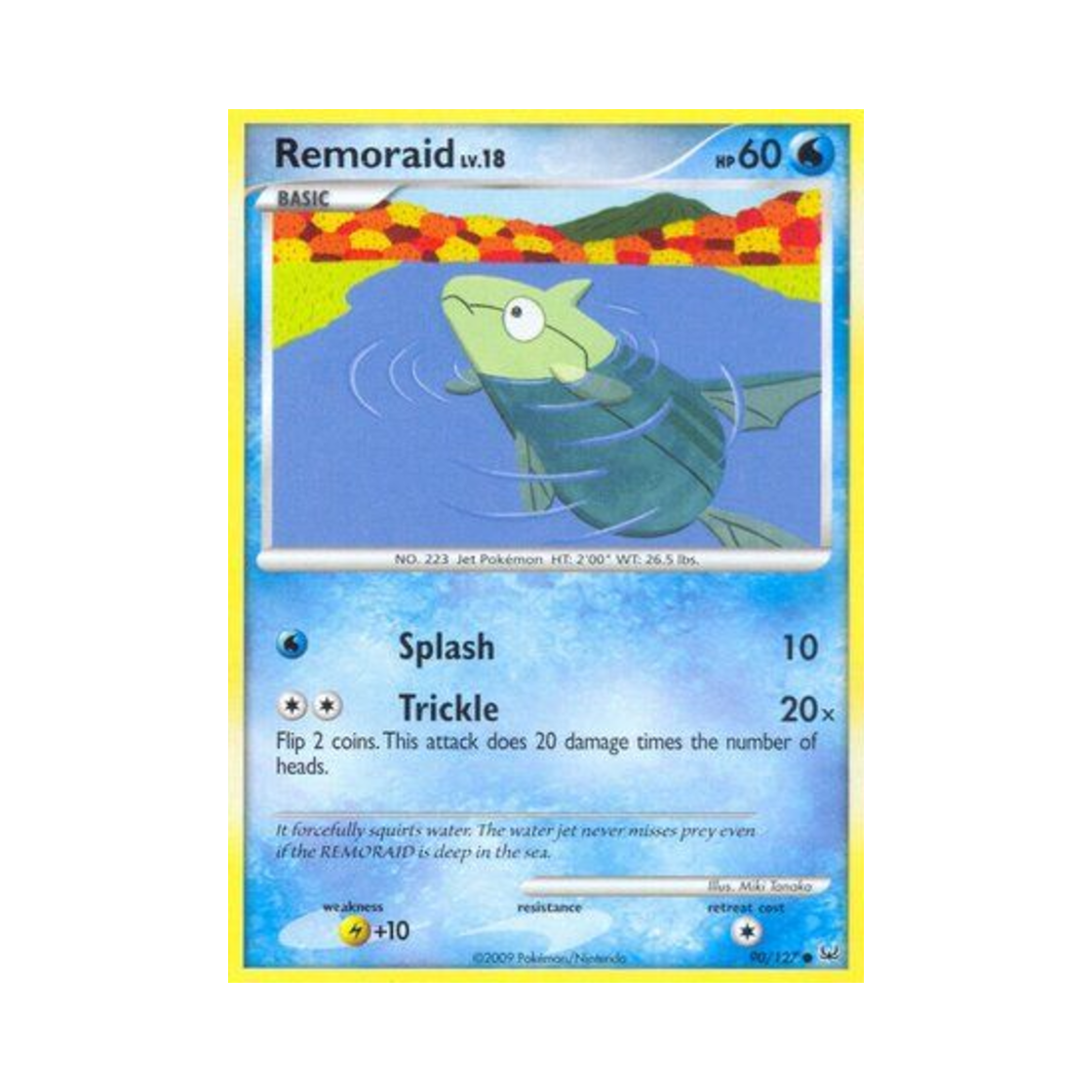 포켓몬 TCG 총어 C 플래티넘 (영문판)(Pokemon TCG Remoraid C Platinum (English Ver.))