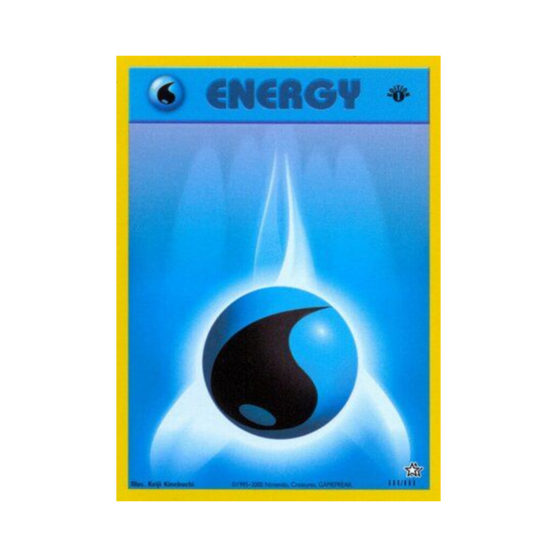 포켓몬 TCG 기본 물 에너지 네오 제네시스 (영문판)(Pokemon TCG Water Energy Neo Genesis (English Ver.)) - 1