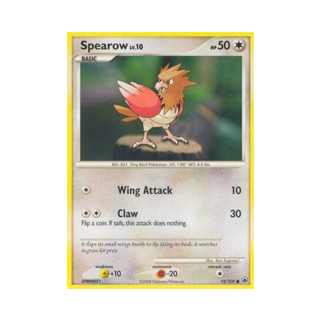 포켓몬 TCG 깨비참 C 마제스티 던 (영문판)(Pokemon TCG Spearow C Majestic Dawn (English Ver.)) - 1