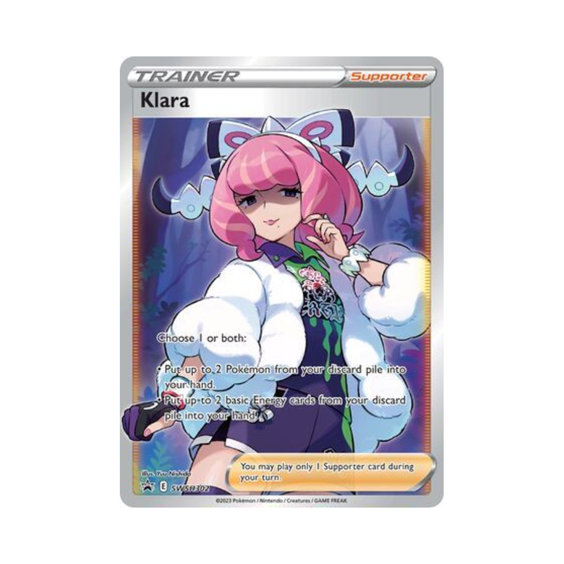 SSPSWSH302 Pokemon TCG Klara P Sword & Shield Promos (English Ver.)