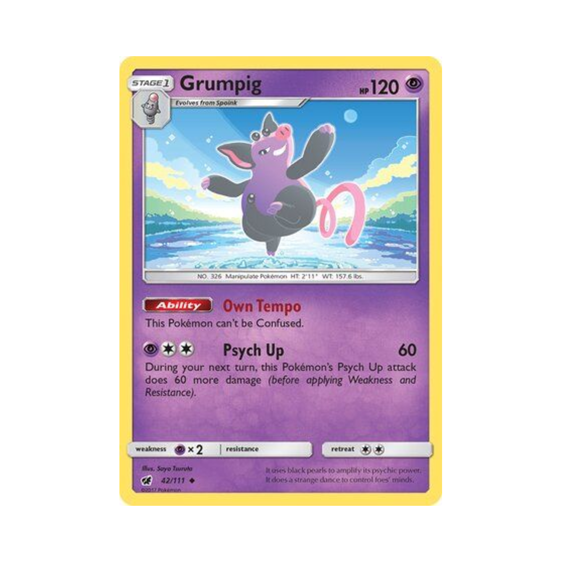 포켓몬 TCG 피그킹 U 크림슨 인베이전 (영문판)(Pokemon TCG Grumpig U Crimson Invasion (English Ver.)) - 1