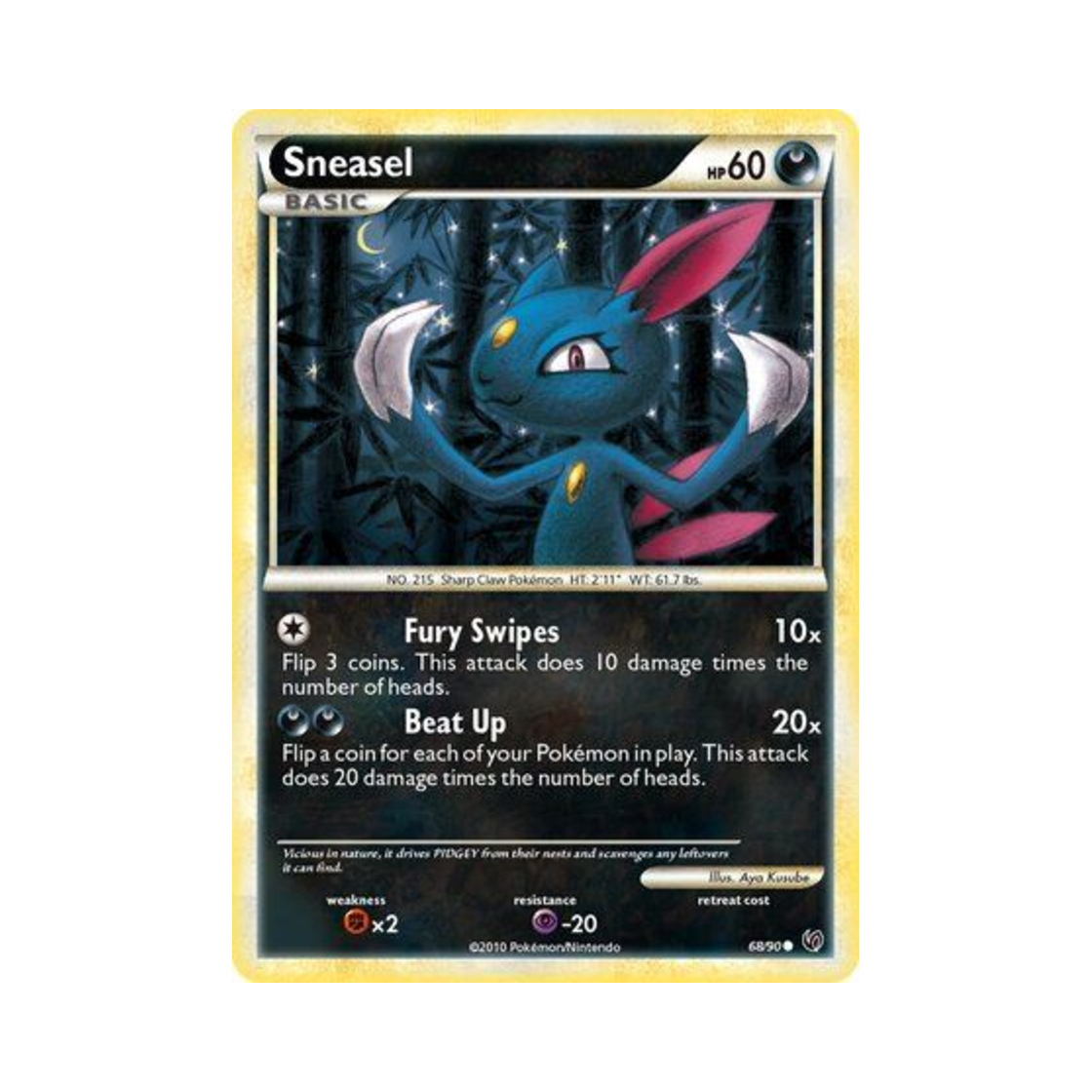 포켓몬 TCG 포푸니 C 언던티드 (영문판)(Pokemon TCG Sneasel C Undaunted (English Ver.)) - 1