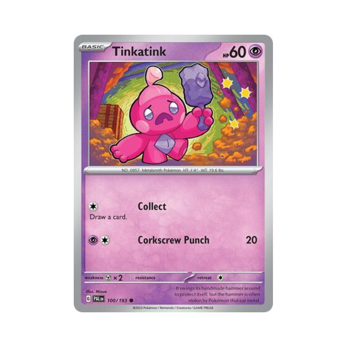 포켓몬 TCG 어리짱 C 팔데아 이볼브드 (영문판)(Pokemon TCG Tinkatink C Paldea Evolved (English Ver.)) - 1
