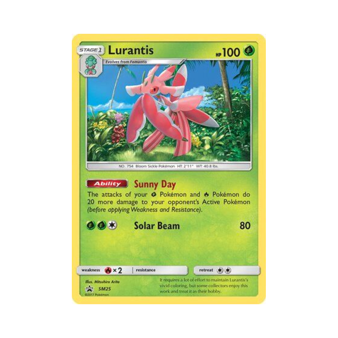 포켓몬 TCG 라란티스 P 썬 & 문 프로모카드 (영문판)(Pokemon TCG Lurantis P Sun & Moon Promos (English Ver.)) - 1