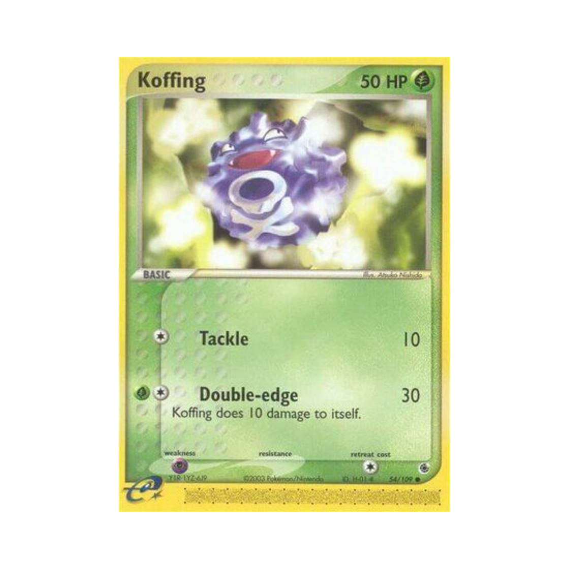 포켓몬 TCG 또가스 C EX 루비 & 사파이어 (영문판)(Pokemon TCG Koffing C EX Ruby & Sapphire (English Ver.)) - 1