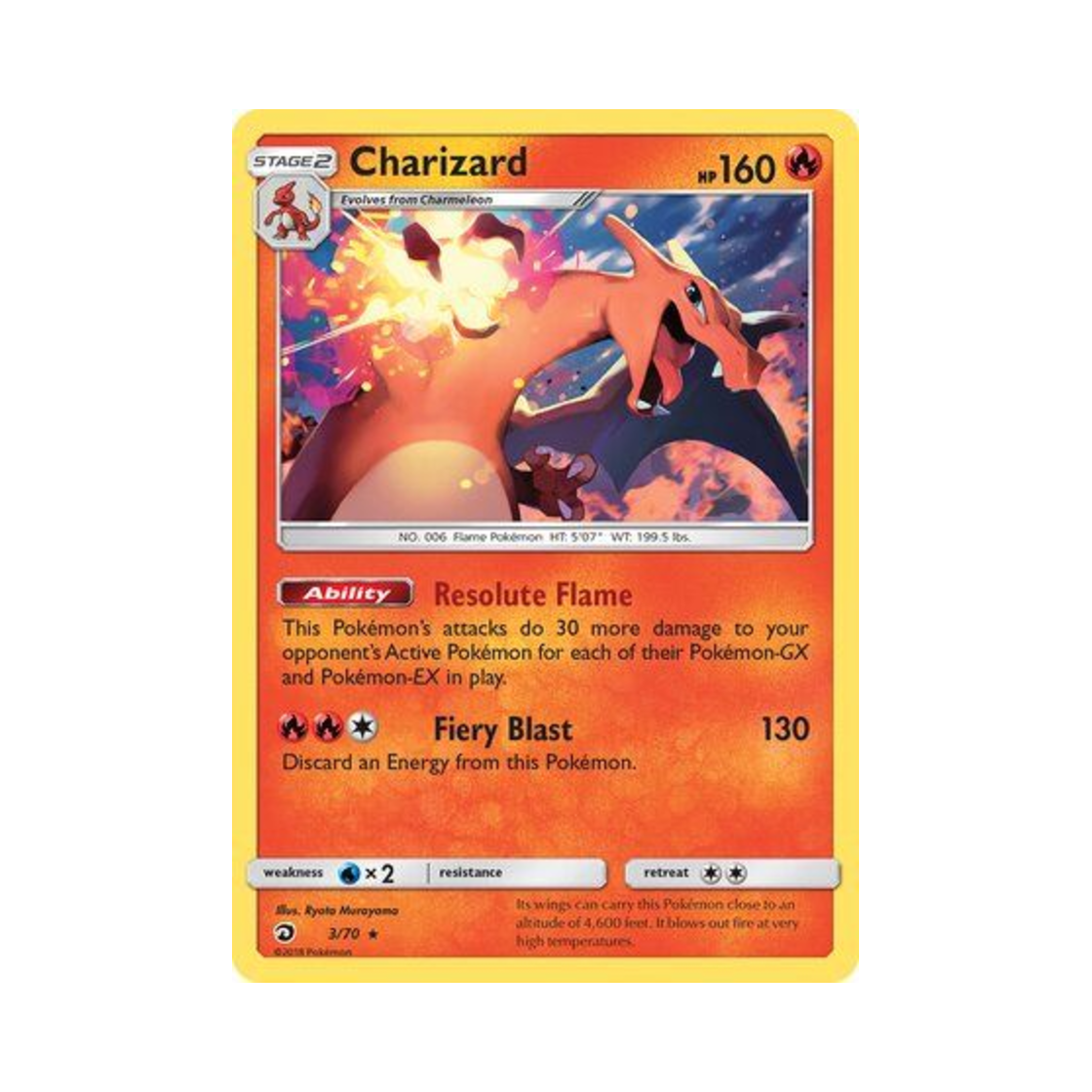 포켓몬 TCG 리자몽 RH 드래곤 마제스티 (영문판)(Pokemon TCG Charizard RH Dragon Majesty (English Ver.)) - 1