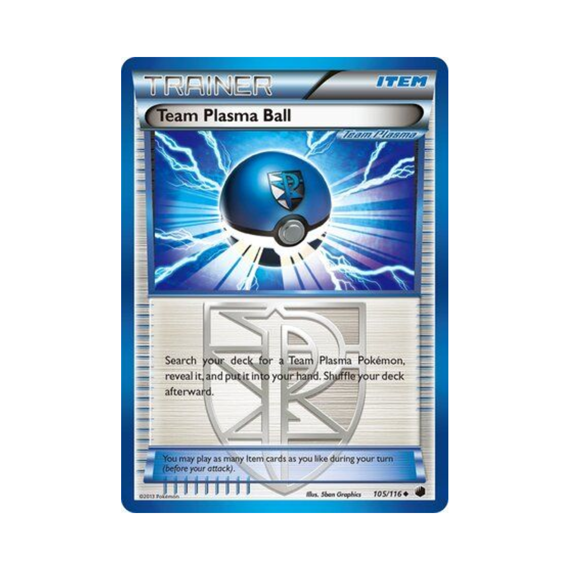 포켓몬 TCG 플라스마단의 몬스터볼 U 플라스마 프리즈 (영문판)(Pokemon TCG Team Plasma Ball U Plasma Freeze (English Ver.)) - 1