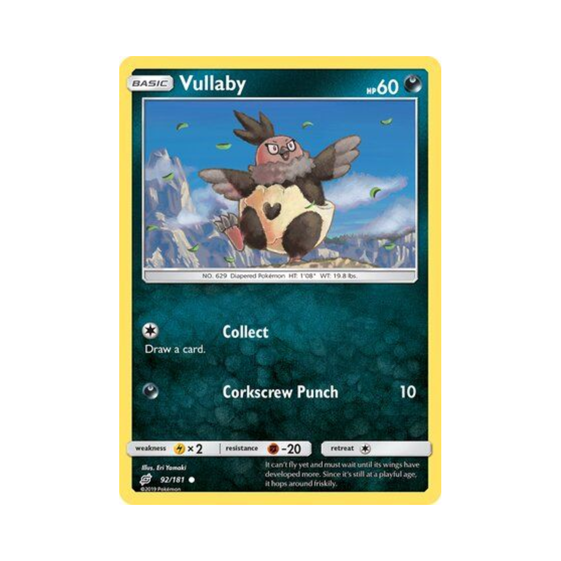 포켓몬 TCG 벌차이 C 팀업 (영문판)(Pokemon TCG Vullaby C Team Up (English Ver.)) - 1