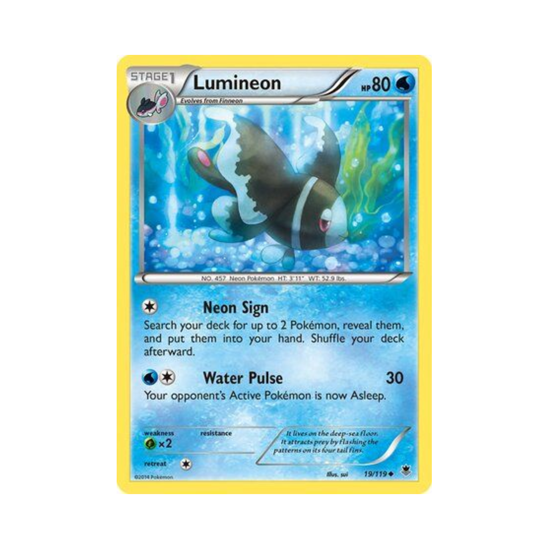 포켓몬 TCG 네오라이트 U 팬텀 포스 (영문판)(Pokemon TCG Lumineon U Phantom Forces (English Ver.)) - 1