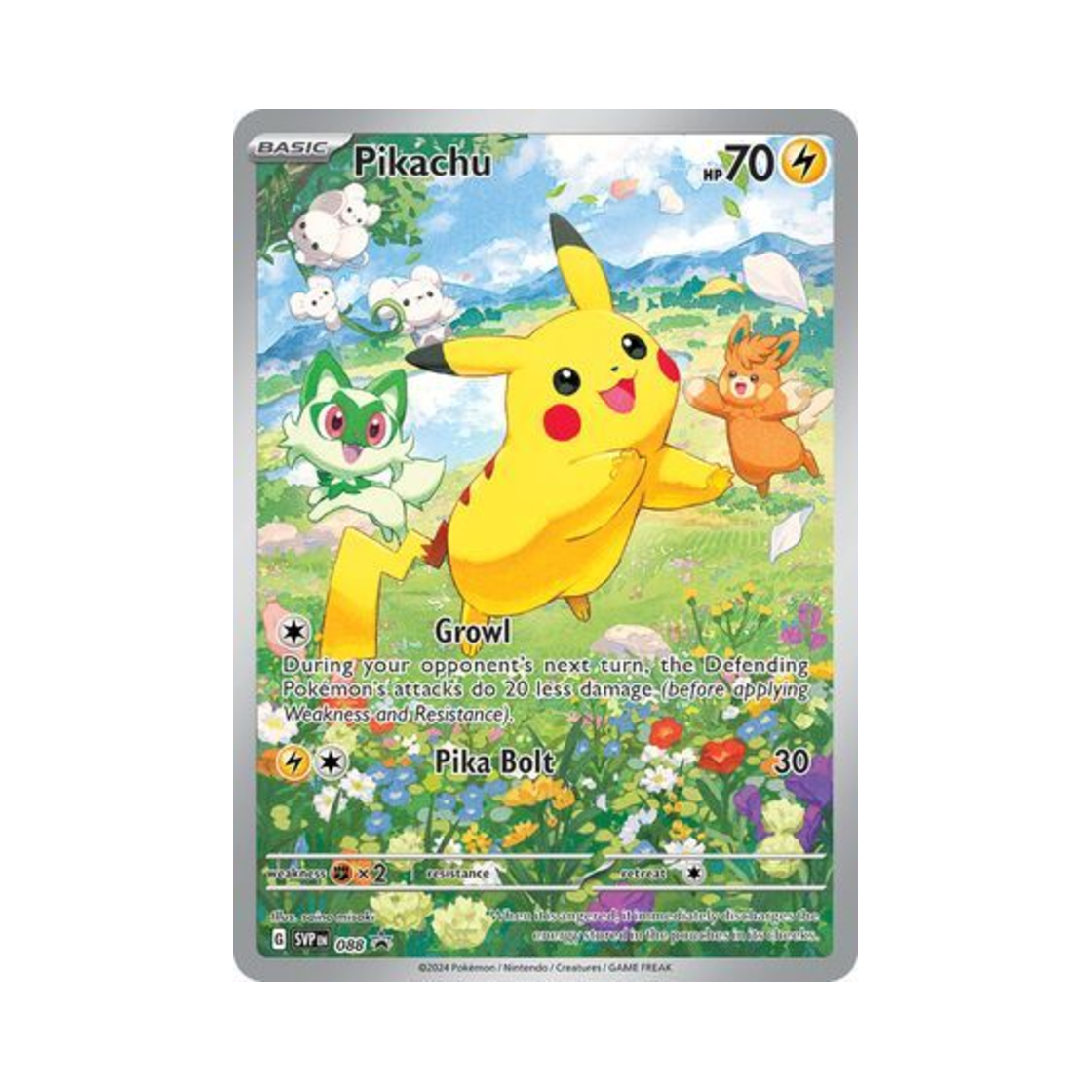 SVP88 Pokemon TCG Pikachu P Scarlet & Violet Promos (English Ver.)
