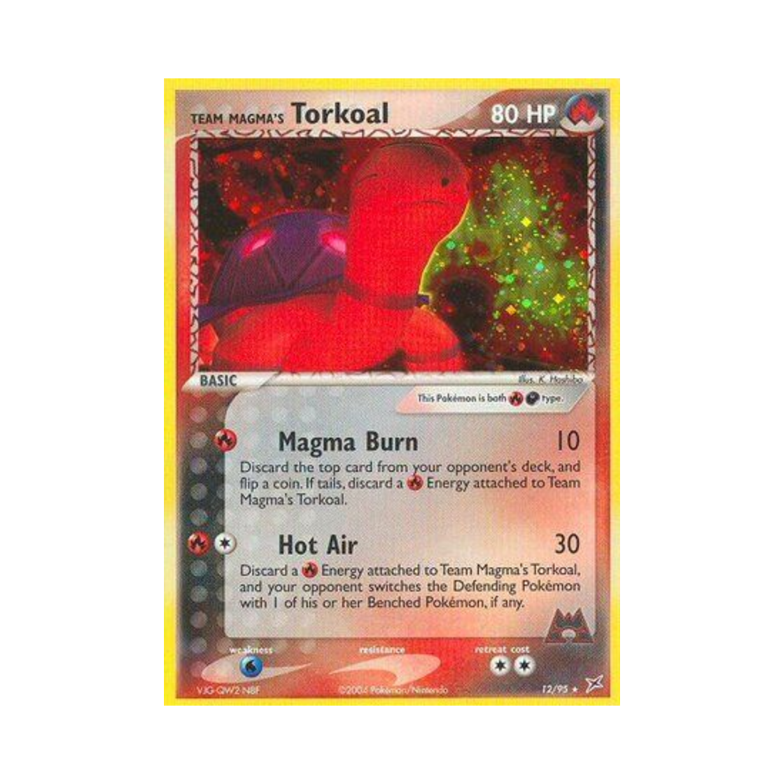 포켓몬 TCG 마그마단의 코터스 RH EX 마그마단 vs 아쿠아단 (영문판)(Pokemon TCG Team Magma's Torkoal RH EX Team Magma vs Team Aqua (English Ver.)) - 1