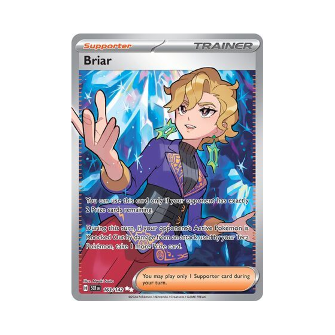 포켓몬 TCG 브라이어 UR 스텔라 크라운 (영문판)(Pokemon TCG Briar UR Stellar Crown (English Ver.)) - 1