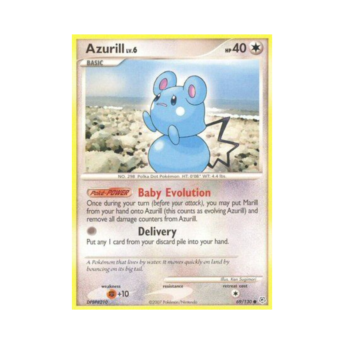 포켓몬 TCG 루리리 C 다이아몬드 & 펄 (영문판)(Pokemon TCG Azurill C Diamond & Pearl (English Ver.)) - 1