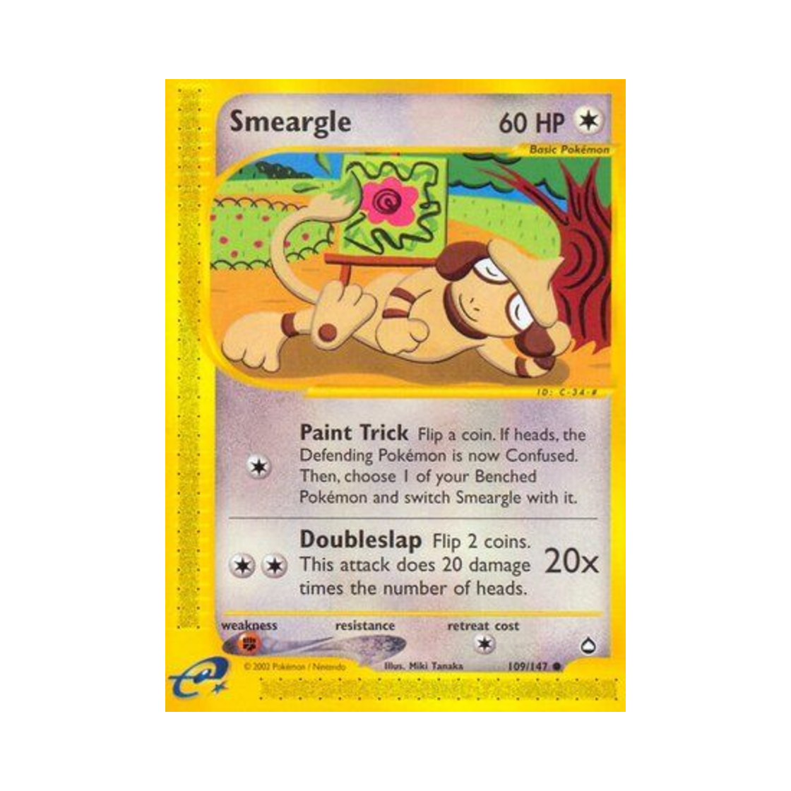 포켓몬 TCG 루브도 C 아쿠아폴리스 (영문판)(Pokemon TCG Smeargle C Aquapolis (English Ver.)) - 1