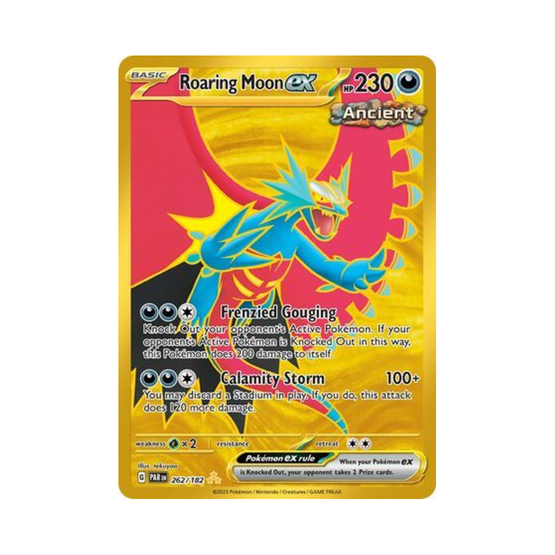 포켓몬 TCG 고동치는달 ex HR 파라독스 리프트 (영문판)(Pokemon TCG Roaring Moon ex HR Paradox Rift (English Ver.)) - 1