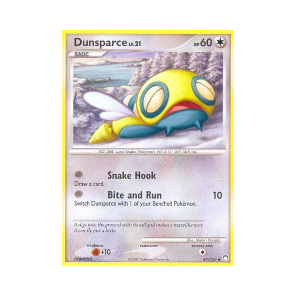 포켓몬 TCG 노고치 U 미스터리어스 트레져스 (영문판)(Pokemon TCG Dunsparce U Mysterious Treasures (English Ver.)) - 1