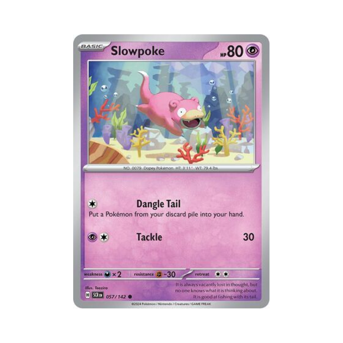 포켓몬 TCG 야돈 C 스텔라 크라운 (영문판)(Pokemon TCG Slowpoke C Stellar Crown (English Ver.)) - 1
