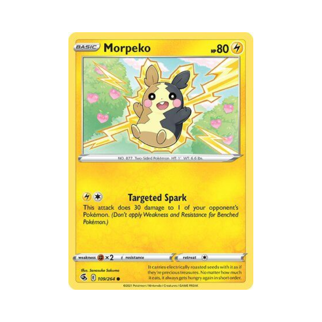 포켓몬 TCG 모르페코 C 퓨전 스트라이크 (영문판)(Pokemon TCG Morpeko C Fusion Strike (English Ver.)) - 1