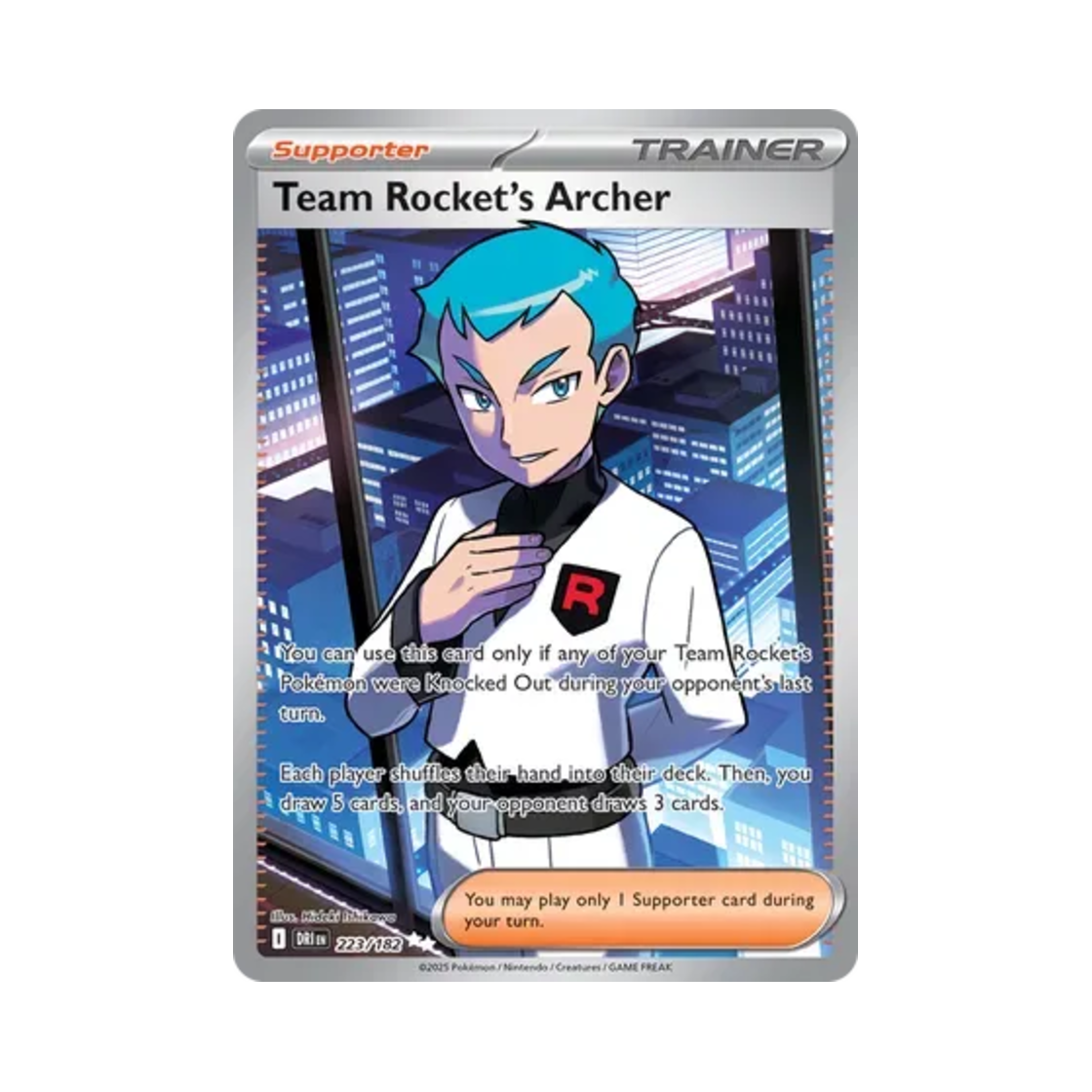 포켓몬 TCG 로켓단의 아폴로 UR 데스티니드 라이벌스 (영문판)(Pokemon TCG Team Rocket's Archer UR Destined Rivals (English Ver.)) - 1