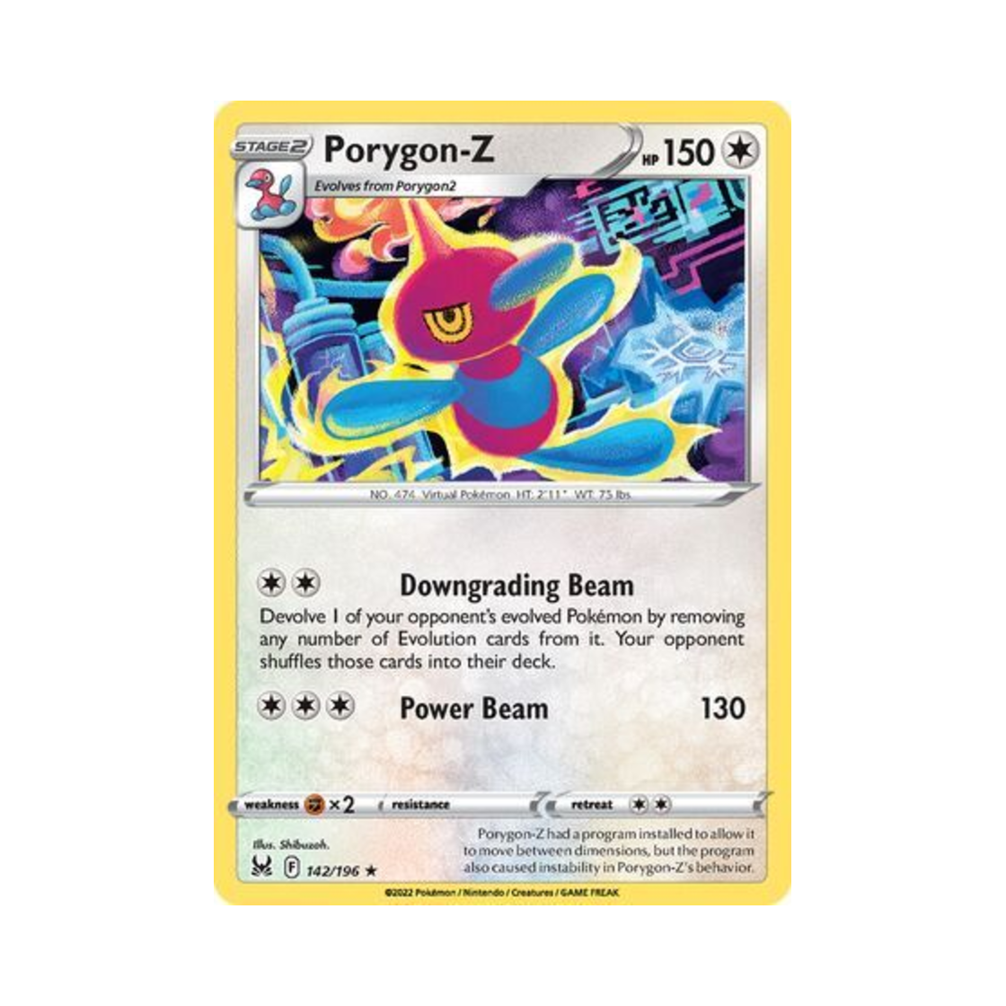 포켓몬 TCG 폴리곤 Z R 로스트 오리진 (영문판)(Pokemon TCG Porygon Z R Lost Origin (English Ver.)) - 1