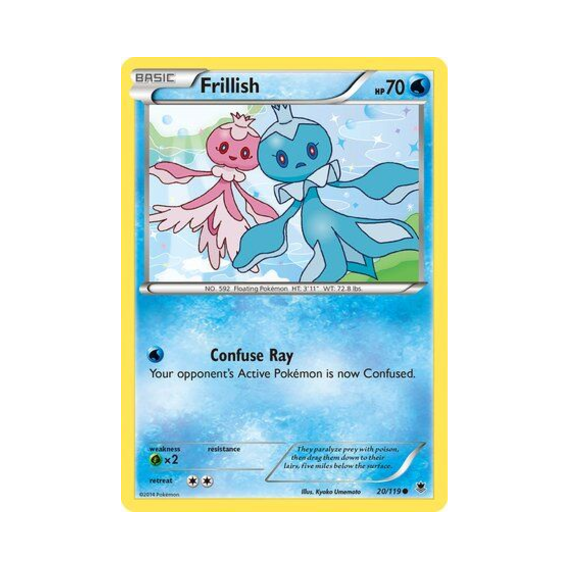 포켓몬 TCG 탱그릴 C 팬텀 포스 (영문판)(Pokemon TCG Frillish C Phantom Forces (English Ver.)) - 1