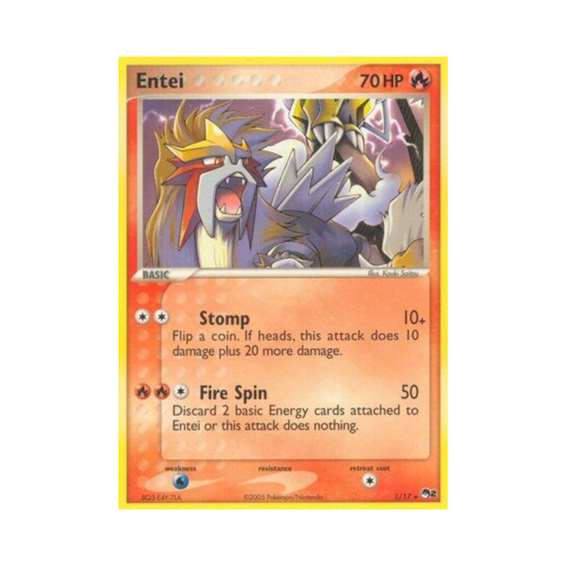 포켓몬 TCG 앤테이 R 팝 시리즈 2 (영문판)(Pokemon TCG Entei R POP Series 2 (English Ver.)) - 1