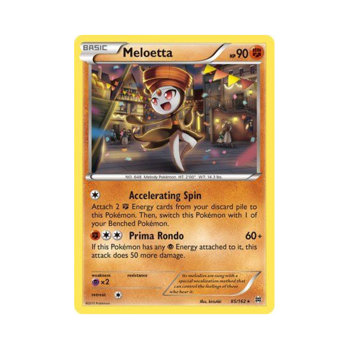 포켓몬 TCG 메로엣타 RH 브레이크스루 (영문판)(Pokemon TCG Meloetta RH BREAKthrough (English Ver.)) - 1