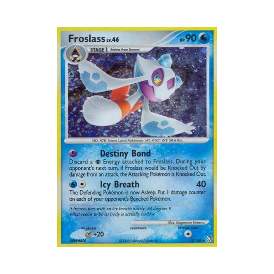 포켓몬 TCG 눈여아 RH 레전드 어웨이크드 (영문판)(Pokemon TCG Froslass RH Legends Awakened (English Ver.)) - 1