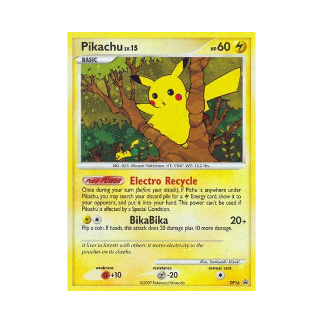 포켓몬 TCG 피카츄 P 다이아몬드 & 펄 프로모카드 (영문판)(Pokemon TCG Pikachu P Diamond & Pearl Promos (English Ver.)) - 1