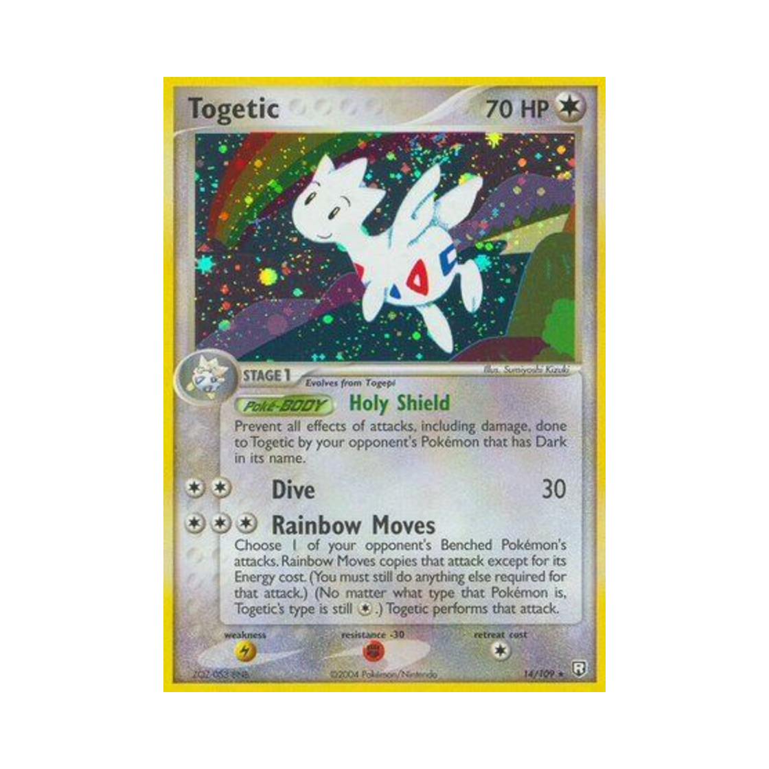 포켓몬 TCG 토게틱 RH EX 로켓단 리턴즈 (영문판)(Pokemon TCG Togetic RH EX Team Rocket Returns (English Ver.)) - 1