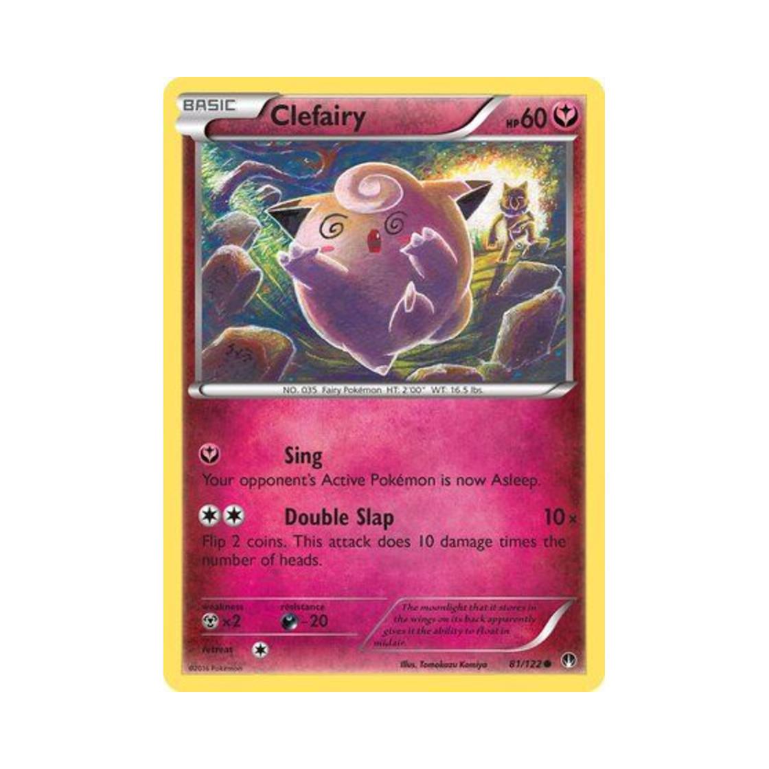 포켓몬 TCG 삐삐 C 브레이크포인트 (영문판)(Pokemon TCG Clefairy C BREAKpoint (English Ver.)) - 1