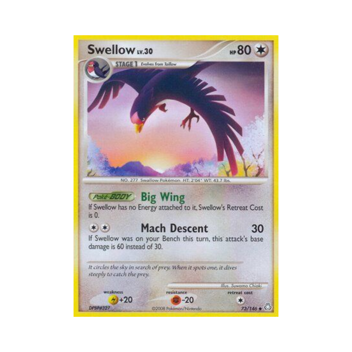 포켓몬 TCG 스왈로 U 레전드 어웨이크드 (영문판)(Pokemon TCG Swellow U Legends Awakened (English Ver.)) - 1
