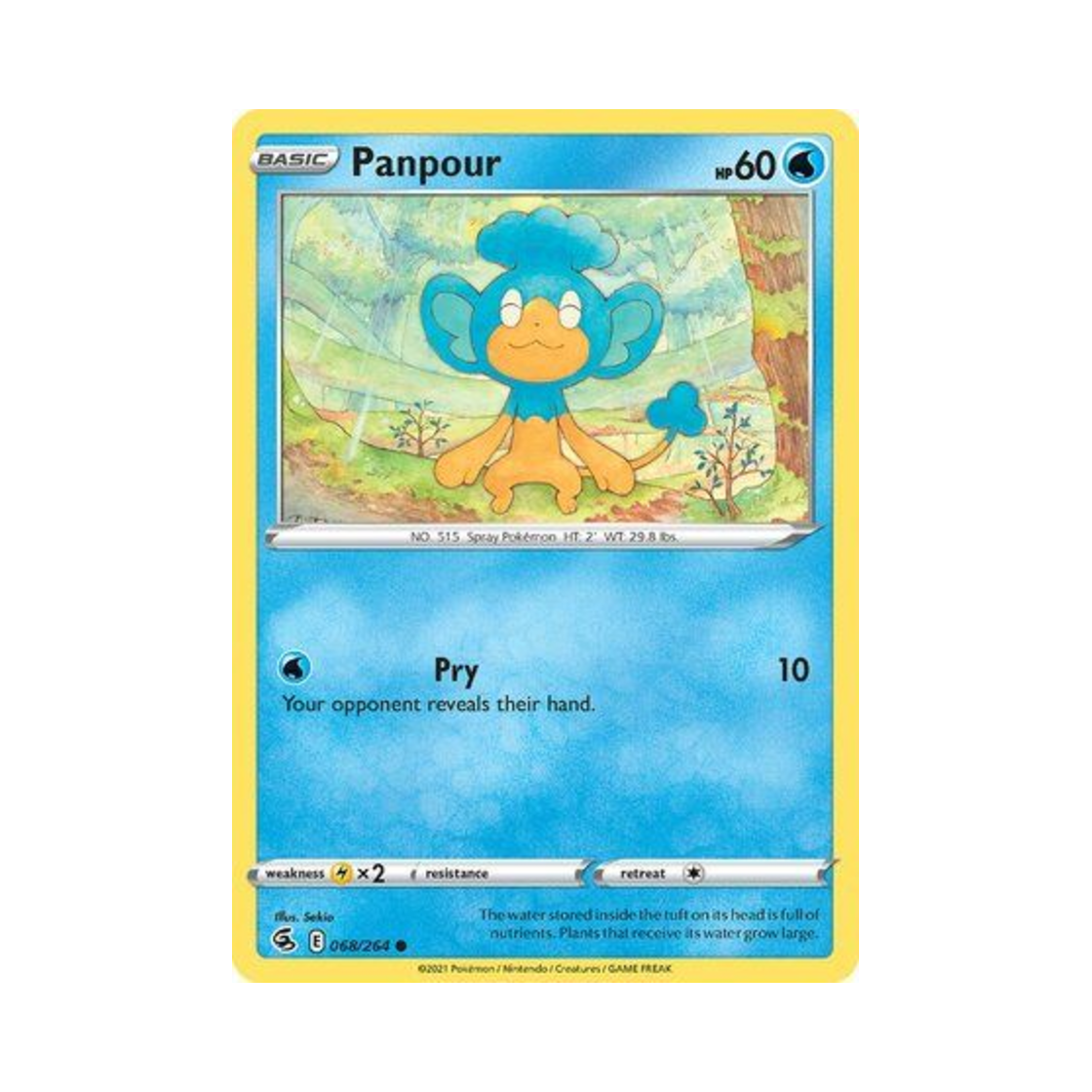포켓몬 TCG 앗차프 C 퓨전 스트라이크 (영문판)(Pokemon TCG Panpour C Fusion Strike (English Ver.)) - 1