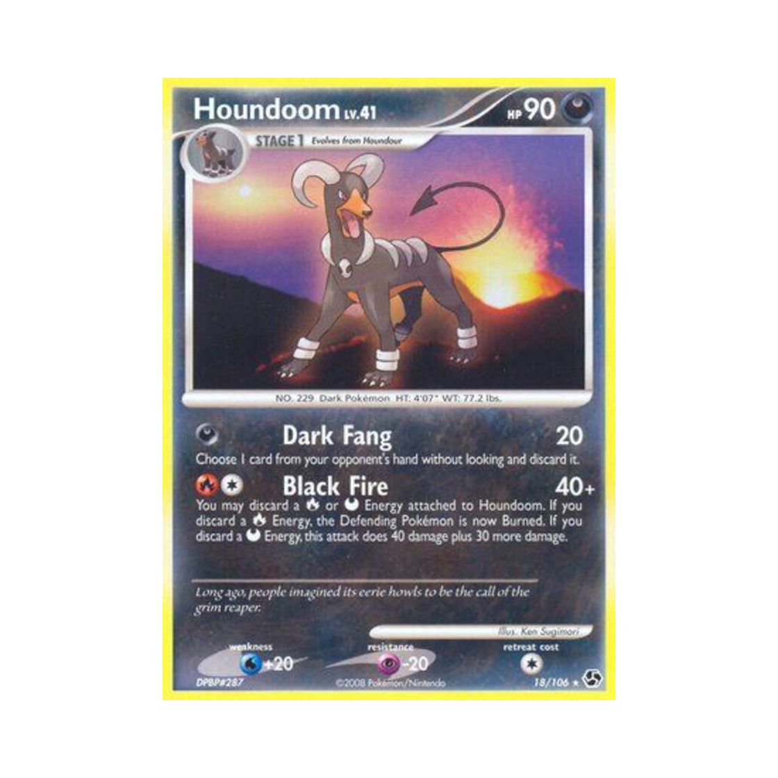 포켓몬 TCG 헬가 R 그레이트 인카운터스 (영문판)(Pokemon TCG Houndoom R Great Encounters (English Ver.)) - 1