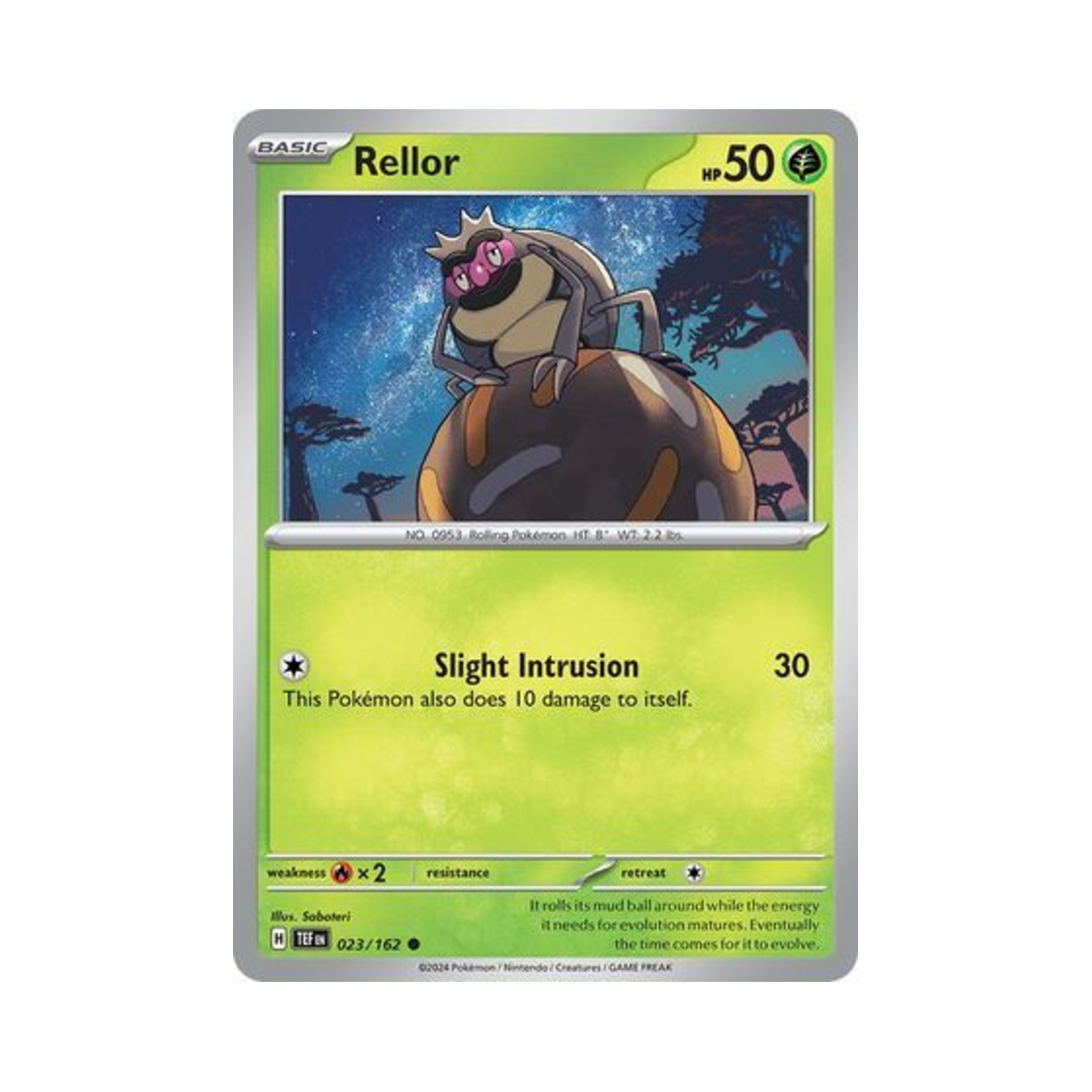 포켓몬 TCG 구르데 C 템포럴 포시스 (영문판)(Pokemon TCG Rellor C Temporal Forces (English Ver.)) - 1