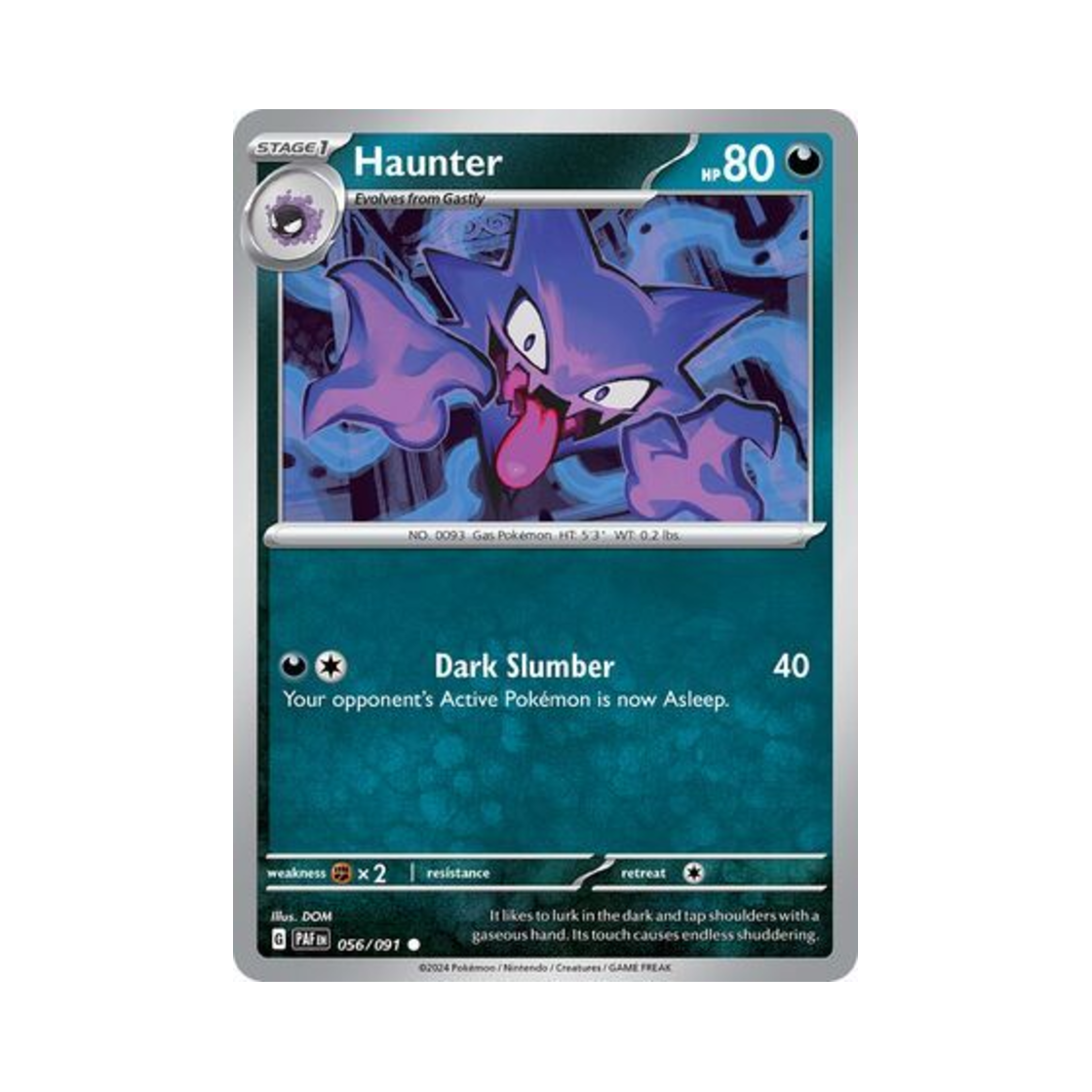 포켓몬 TCG 고우스트 C 팔데아 페이트 (영문판)(Pokemon TCG Haunter C Paldean Fates (English Ver.)) - 1