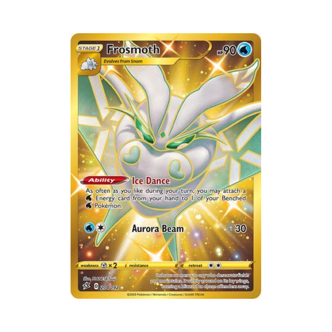 포켓몬 TCG 모스노우 RS 레벌 크래시 (영문판)(Pokemon TCG Frosmoth RS Rebel Clash (English Ver.))