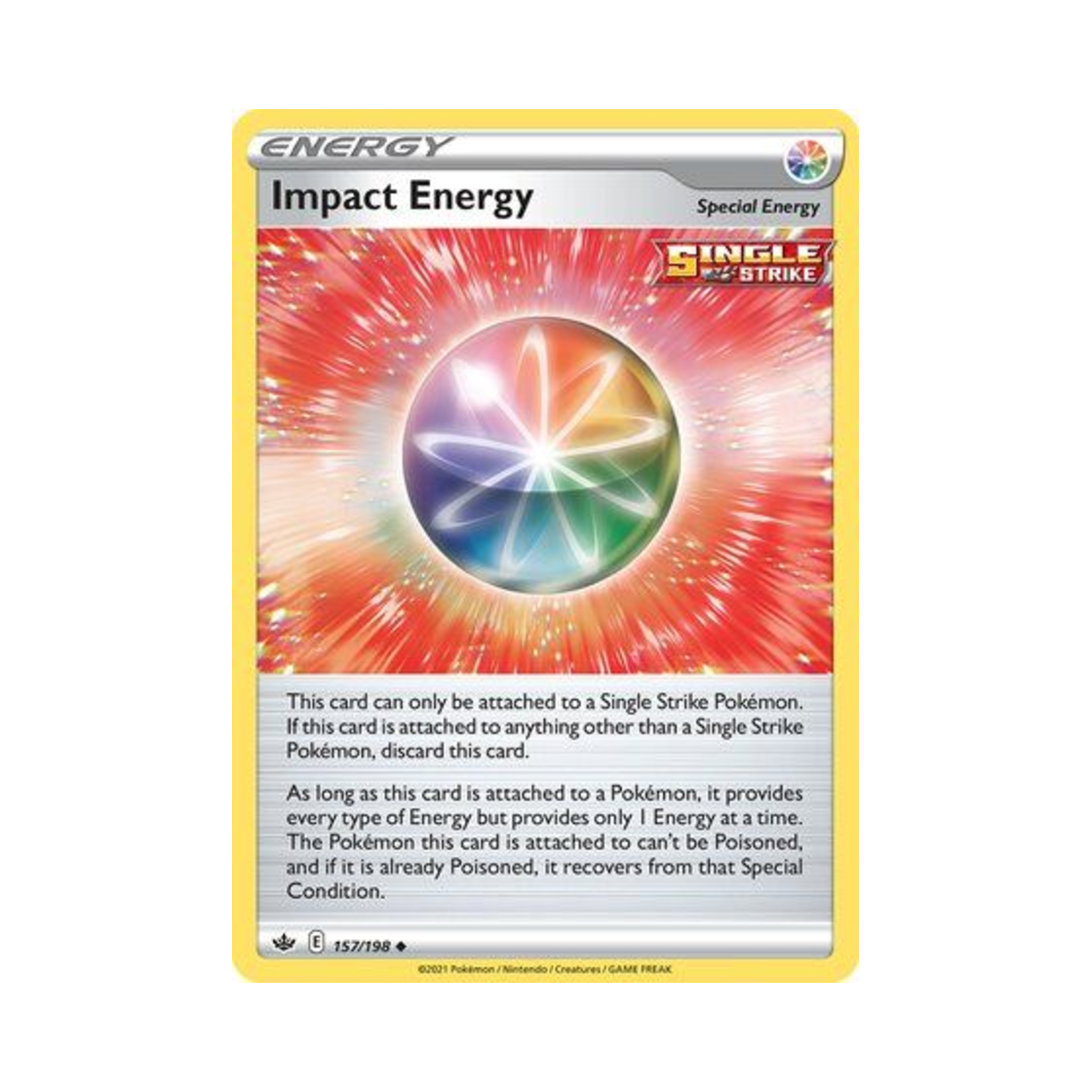 포켓몬 TCG 임팩트 에너지 U 칠링 레인 (영문판)(Pokemon TCG Impact Energy U Chilling Reign (English Ver.)) - 1