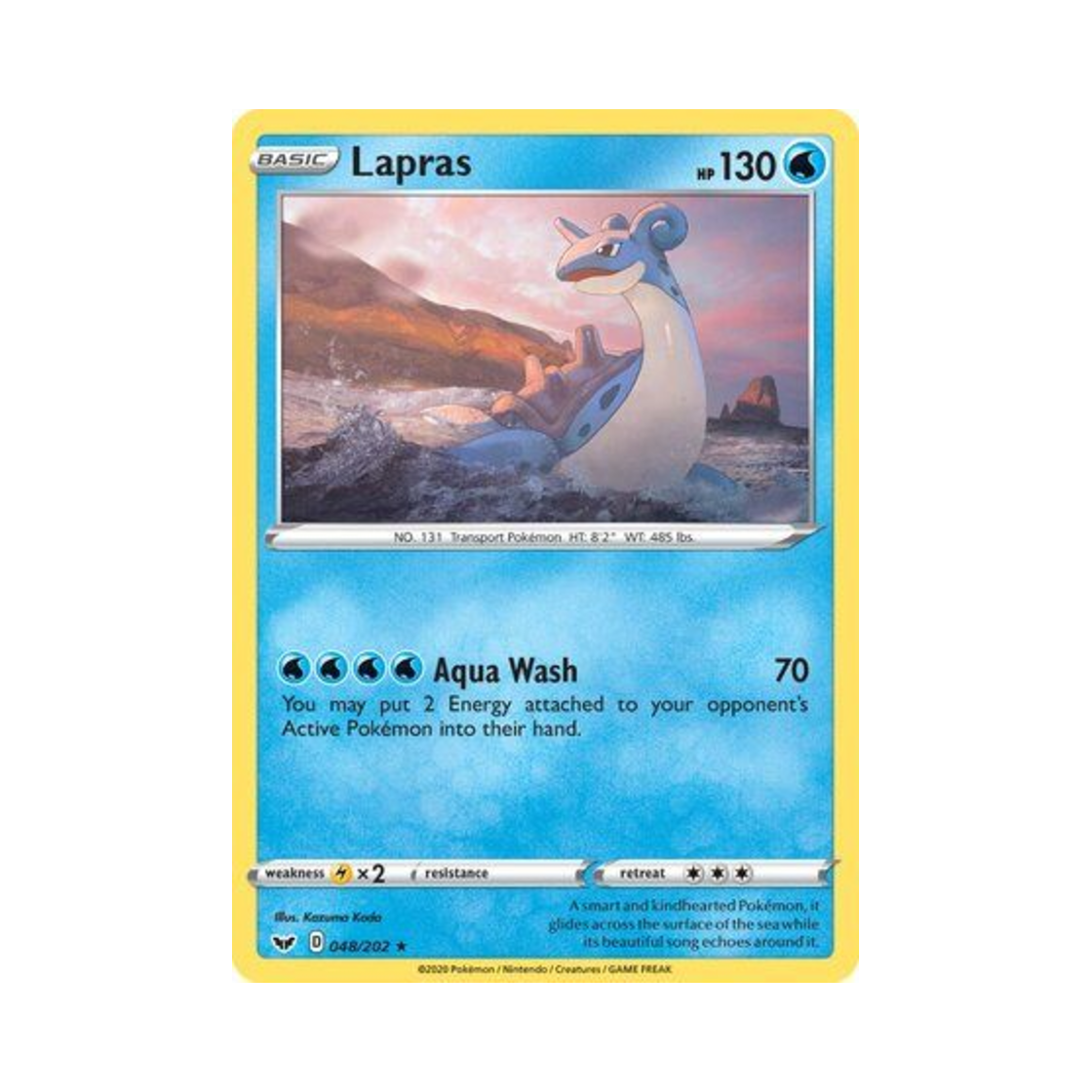 포켓몬 TCG 라프라스 R 소드 & 실드 (영문판)(Pokemon TCG Lapras R Sword & Shield (English Ver.)) - 1