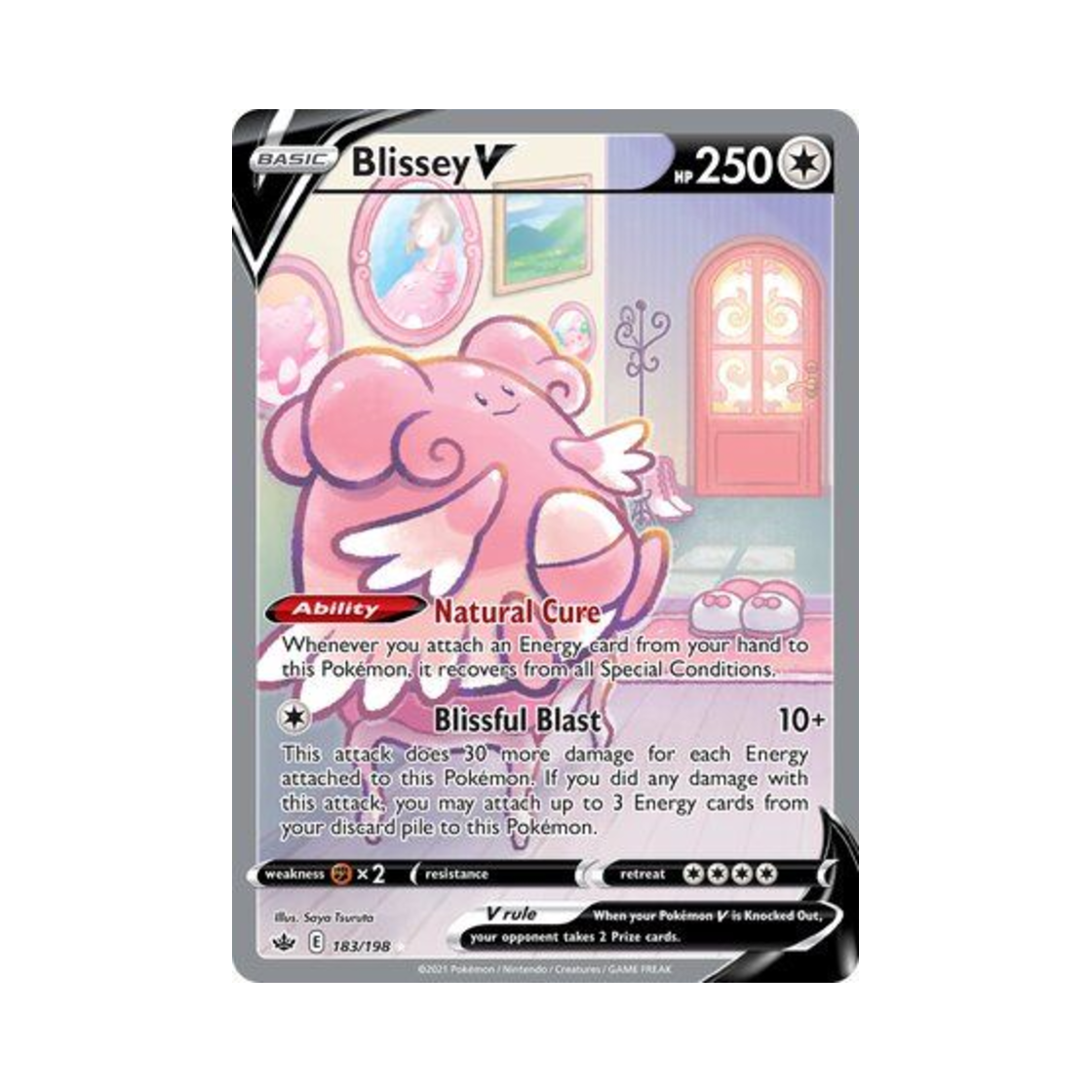 포켓몬 TCG 해피너스 V RU 칠링 레인 (영문판)(Pokemon TCG Blissey V RU Chilling Reign (English Ver.)) - 1
