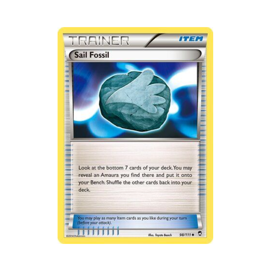 포켓몬 TCG 지느러미화석 U 퓨리어스 피스트 (영문판)(Pokemon TCG Sail Fossil U Furious Fists (English Ver.)) - 1