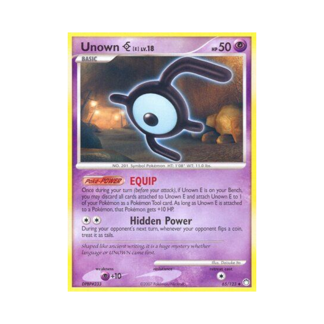 포켓몬 TCG 안농 E U 미스터리어스 트레져스 (영문판)(Pokemon TCG Unown E U Mysterious Treasures (English Ver.)) - 1