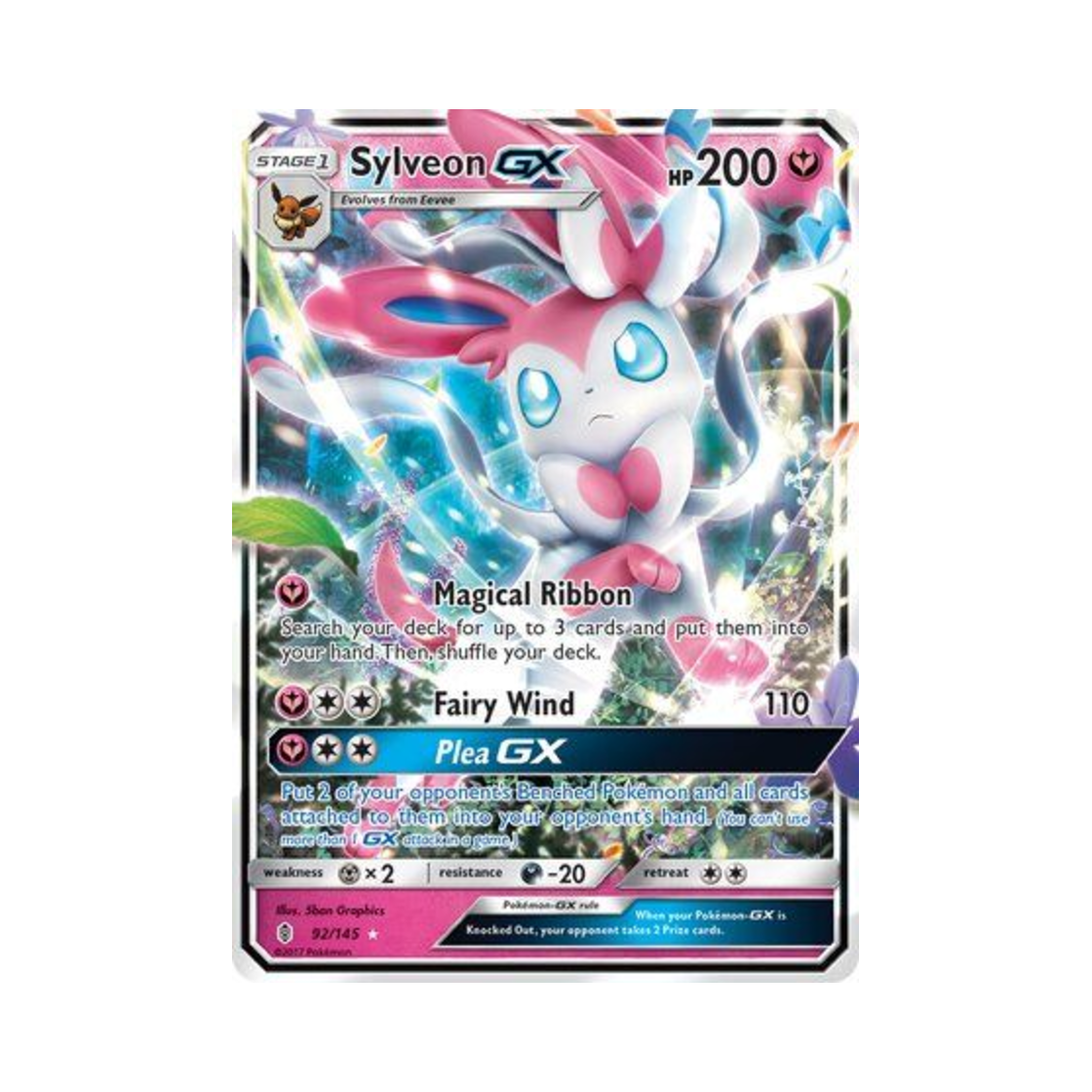 포켓몬 TCG 님피아 GX RHG 가디언스 라이징 (영문판)(Pokemon TCG Sylveon GX RHG Guardians Rising (English Ver.)) - 1